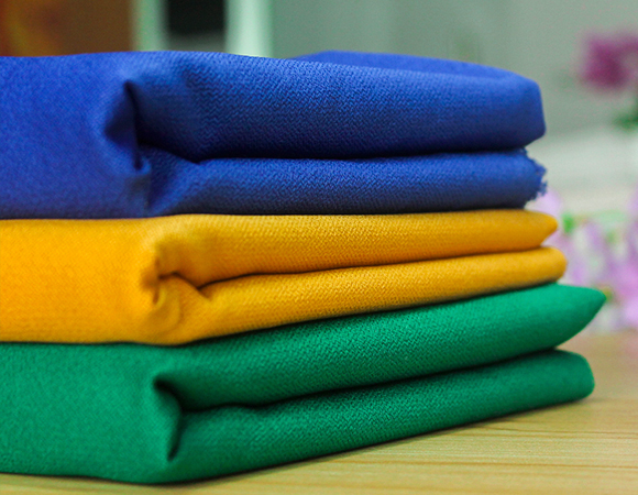 卓玛纺织全涤小波浪斜纹色织布料服装箱包面料